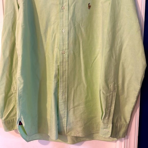 Men’s Ralph Lauren Classic Fit 100% Cotton Long Sleeve Oxford Button Down Shirt - Picture 3 of 6